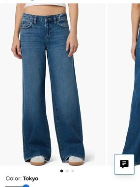 Wide Leg Women’s Jeans in Blue - Tokyo Color